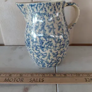 Ransbottom Roseville Ohio Pottery Pitcher 6''X6''
