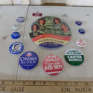 Political Buttons, Etc.