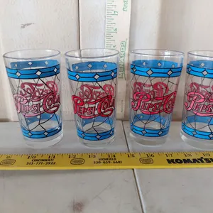 Set Of 4 Pepsi-Cola Glasses