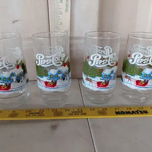 Set Of 4 Pepsi-Cola Glasses