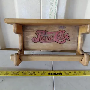 Wood Pepsi-Cola Wall Shelf 16''X6''X8.5''
