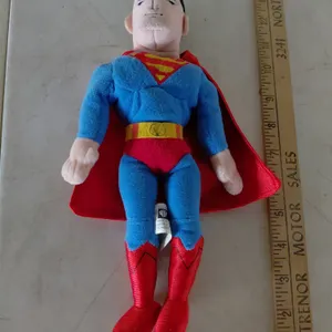 1998 Warner Brothers Studio Store Superman Bean Bag Doll 12''