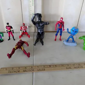Assorted Action Figures Hulk, Spider-Man, Etc.