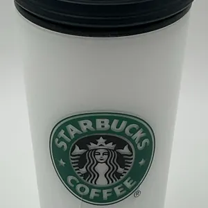 Starbucks Coffee 16oz To Go Travel Tumbler w/ Slide Lid White