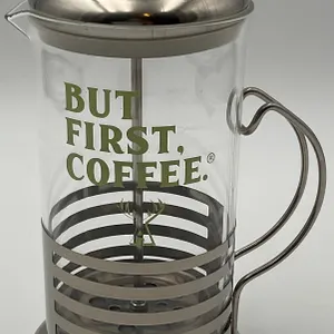 Alfred But First Coffee French Press Coffee Maker 20 oz