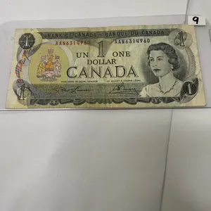1973 Canadian One Dollar Bill