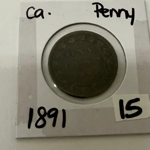 1891 Canadian Big Penny