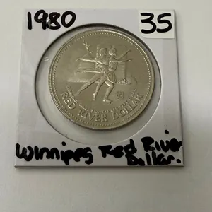1980 Winnipeg Red River Dollar