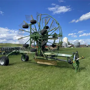 KRONE Swadro TC-760 Rotary Hay Rake, 540 PTO., Twin Rotor Center Delivery