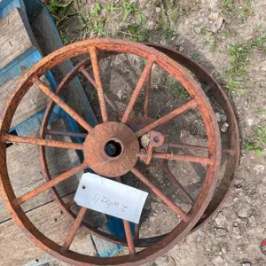 (2) Steel Wheels