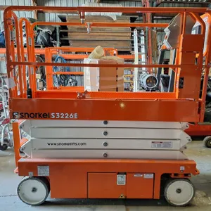 2023 Snorkel S3226E 24V Electric Scissors Lift, 26' Max Height, 550 Lb. Capacity, 14.4 Hours on Meter, Serial S3226R-04-230202976