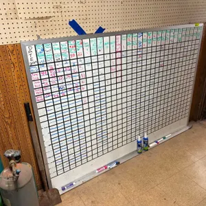 Dry Erase Board, 6'x4'
