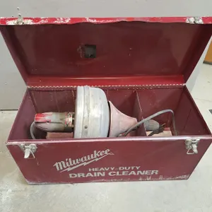 Milwaukee HD Electric Drain Cleaner with Metal Case