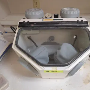 Renfert Basic Cleaner Mini Sandblasting Unit with Renfert Silent Laboratory Dust Extractor
