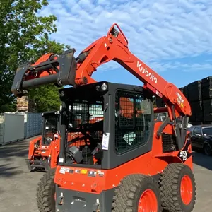 2024 KUBOTA SSV75 SKID STEER, ORANGE, VIN KBCZ141CPRGC40703,