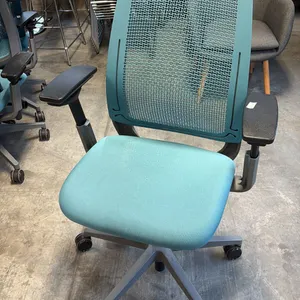 TEAL STEELCASE AMIA AIR ERGONOMIC TASK CHAIR