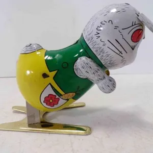 Vintage Jumping Rabbit Wind-Up Toy Original Box