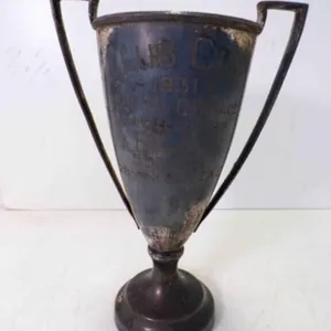 1931 Silver Plate 2 Handled Trophy Cup "Club Cup"