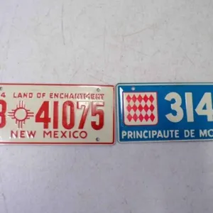 2 1954 General Mills Wheaties Bicycle License