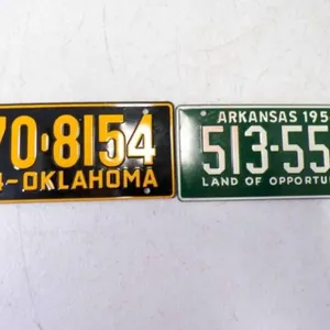 2 1954 General Mills Wheaties Bicycle License