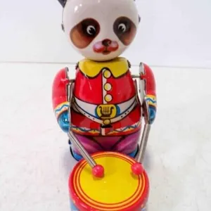 Clockwork Vintage Tin Wind-Up "Panda Drummer"