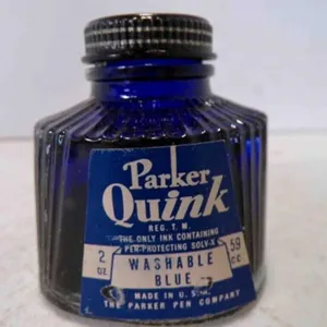 Vintage Box Of Parker Quink Fountain Pen Ink In