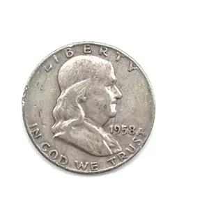 1958-D Franklin Half Dollar