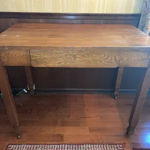 Oak Mission Style Desk