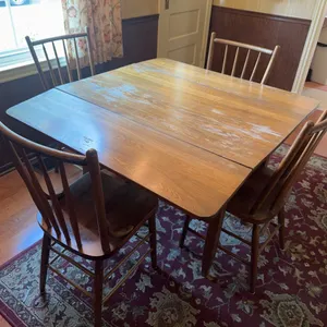 Drop Leaf Table and Chairs