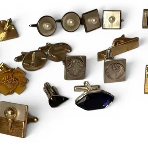Vintage Men’s Cufflinks and Lapel Pin by Swank and other designors!
