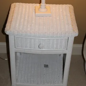 Wicker Nightstand