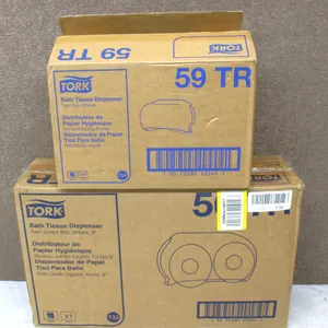 Two Tork Bath Tissue Dispensers in Boxes