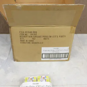 Cupcake Picks CM Let's Party 192 Units