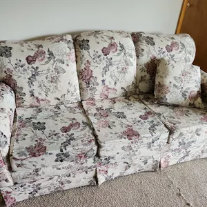 England Inc. Maxima BK Plum Covered Sofa 76''X34''X35'' Matches Lot 3