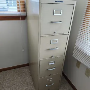 4 Drawer Metal File Cabinet, 24''X15''X52''