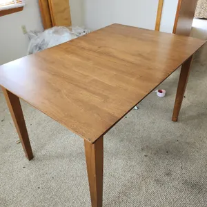 Kitchen Table W/Pull Out Leaf, Closed-30''X48''X32'', Open-30''X 60''X32''