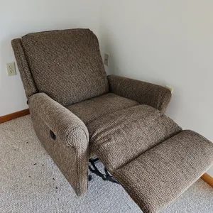 Upholstered Power Recliner, Very Clean, 30''X32''X36''