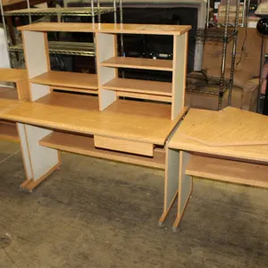 Computer Desk & Hutch Set