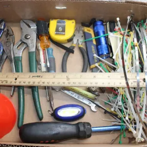 Various Tools, Zip Ties, Etc