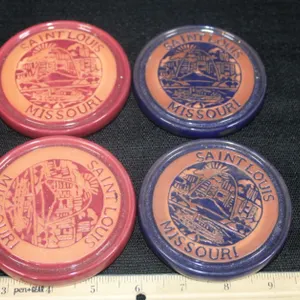 Missouri Pottery Coasters