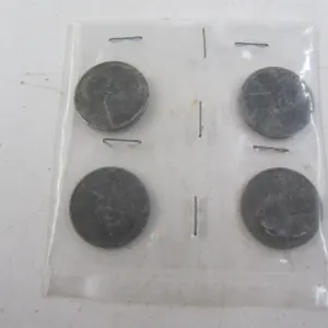 (4) 1943 Steel Pennies