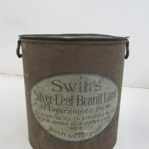 Swift's Silver-Leaf Brand Pure Lard Bucket