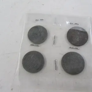(4) 1943 Steel Pennies