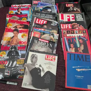 Magazine Lot: Entertainment Weekly, Life, Time, and Newsweek