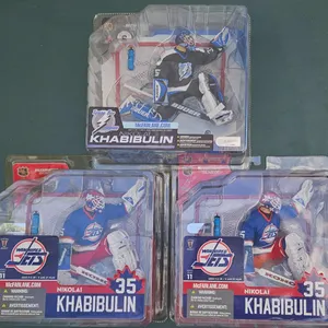 McFarlane NHL Nikolai Khabibulin Action Figures—3 Packaged