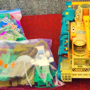 GI Joe Action Figure Set With Vehicles and Headquarters Playset