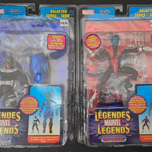 Marvel Legends Nightcrawler and Bullseye Galactus Series 2005 Action Figures