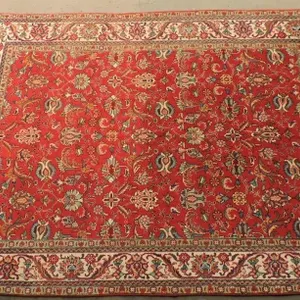 HANDKNOTTED WOOL AREA RUG / CARPET