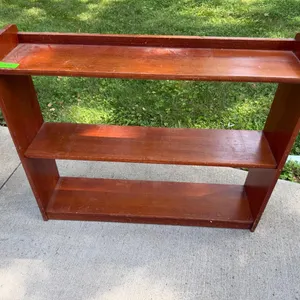 Wooden 3-Shelf Bookcase/Display Shelf
