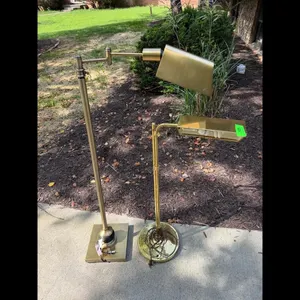 Vintage Brass Floor Lamps - Set of 2
